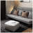Nate - Square Pouf - Patterned Grey Melange