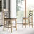 Jeanine Upholstered Microfiber / Microsuede Counter Stool with Solid Wood Frame-1232390578-1232390579