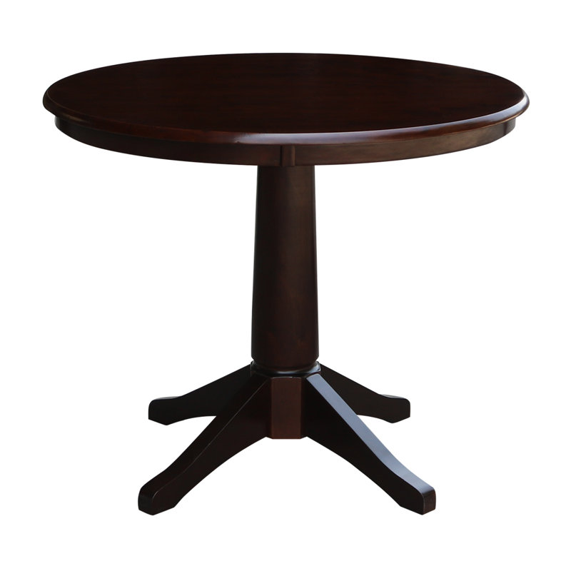 Table de salle à manger Imilia, Moka riche, H 29,9 po x L 36 po x l 36 po