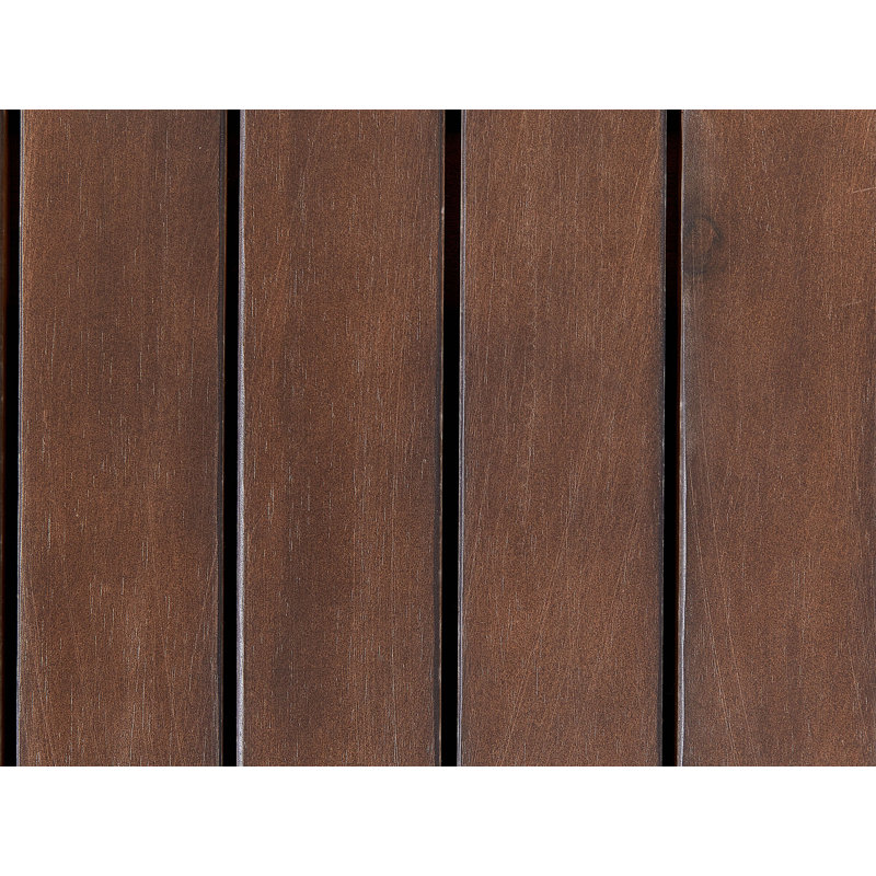Esperance Solid Wood Acacia Outdoor Bench, Dark Brown