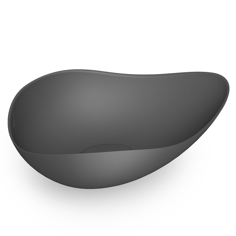RUY OHTAKE VESSEL SINK, 21.25", , Matte Black