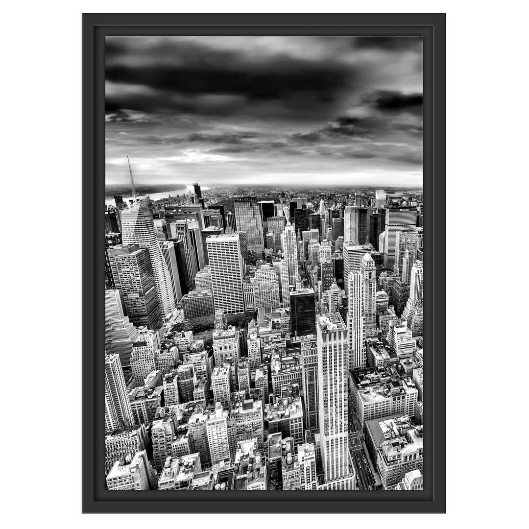 Gerahmtes Wandbild Skyline New York