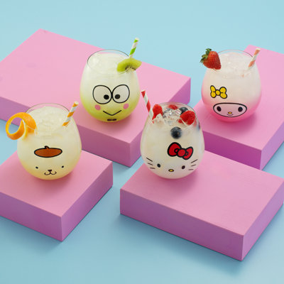 Hello Kitty® and Friends Hello Sippy Stemless Drinking Glasses