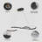 Modern LED Pendant Light Dimmable Infinity Design Hanging Ceiling Fixture Black