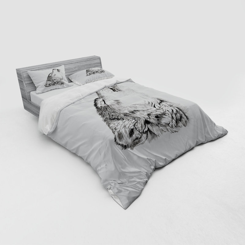 Rustic Polyester Duvet Cover, Queen Duvet Cover + 3 Additional Pieces