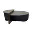 Ensemble de tables basses Modern (2 pièces), finition noire et bois lisse, 35,4 x 11,8 x 23,6 pouces | 100% panneau de particules enduit de mélamine, épaisseur: 0,7 pouce | Parfait pour le salon et les espaces contemporains, design élégant-443288965