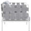 Harmony Outdoor Patio Aluminum Armchair-1416371818