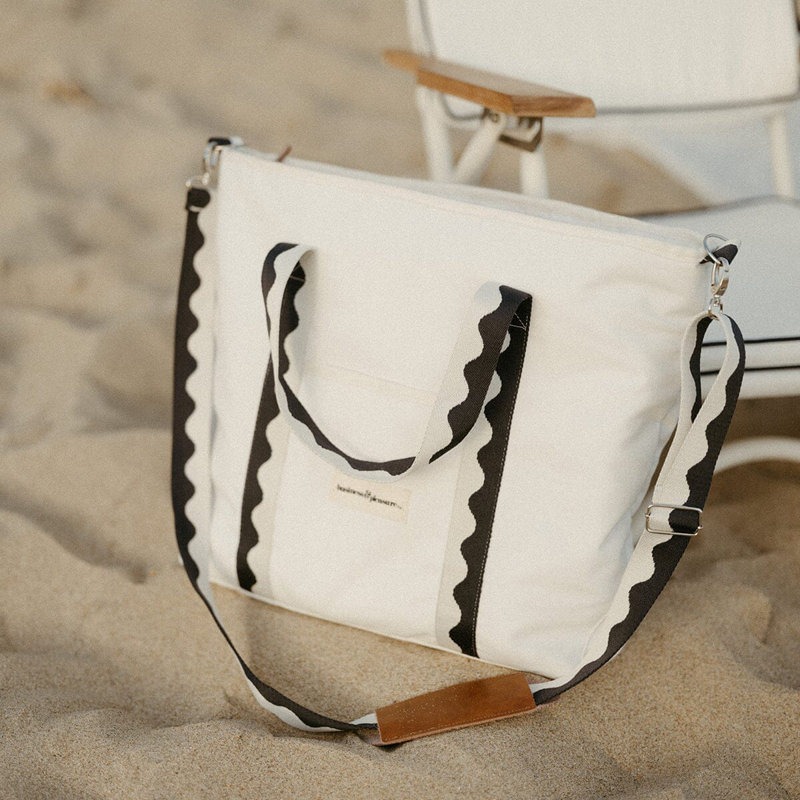 Le sac fourre-tout The Cooler, Bleu marine/blanc