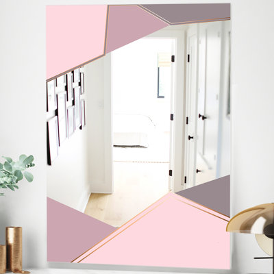 Miroir d'appoint Triangles Glam