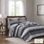 Ensemble de literie pour très grand lit 8 pièces Premium, multicolore noir, confort en coton moderne