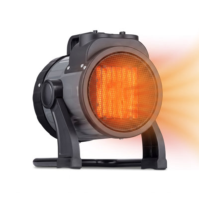 Newair Portable Ceramic 1500W Electric Garage Heater, 160 sq. ft, Adjustable Tilt Head
