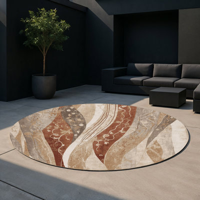 Tapis intérieur et extérieur Blush Pathway