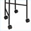 Chêne rétro Ensemble de 2 tables basses gigognes noires peu encombrantes pour les salons compacts