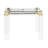 Pierre Interlude 40'' L Glass Backgammon Game Set