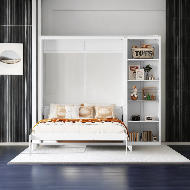 Lit escamotable Marrin, Blanc