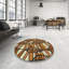 Tapis brun / beige / orange Power Loom-961047843