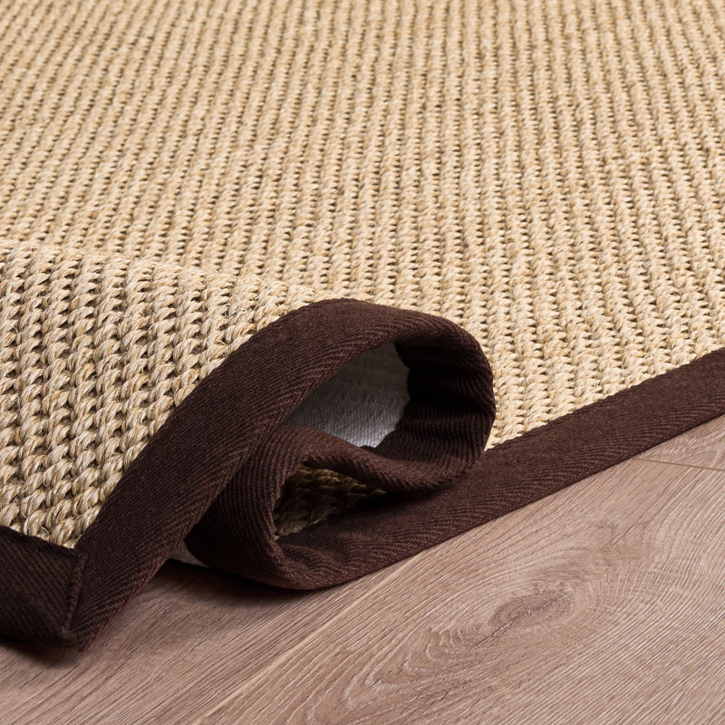 Hillsborough Natural Fiber Sisal Pile Solid Color Rug, Rectangle 10' x 14'