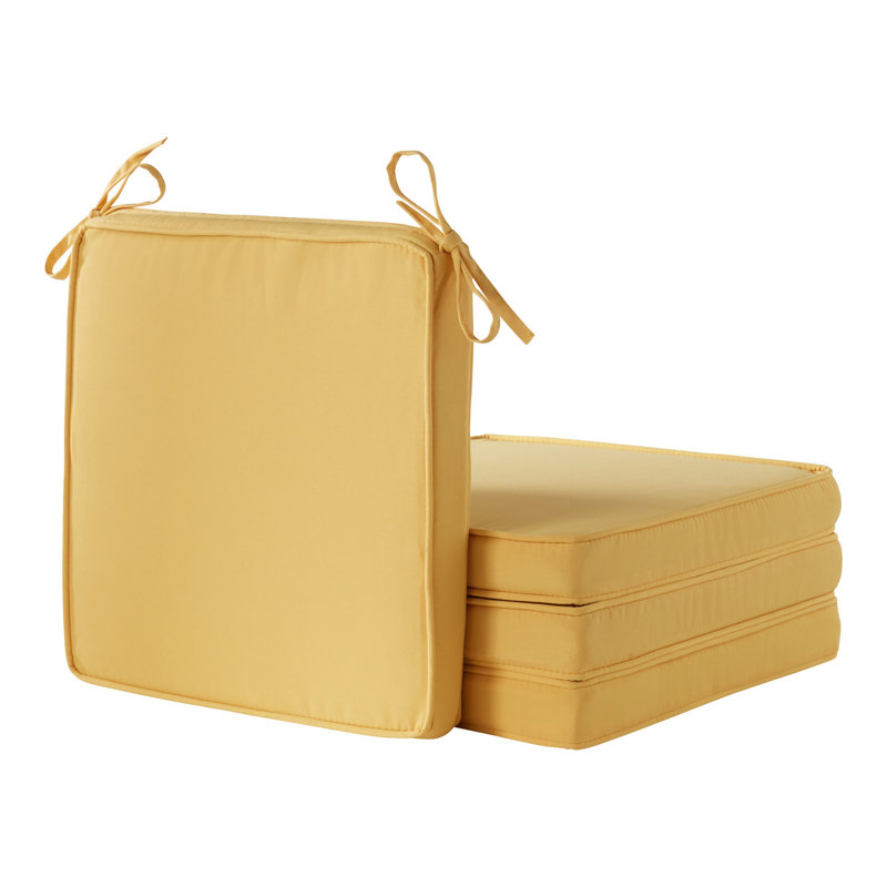 Outdoor Dining Chair Seat Pad, Sunbeam
