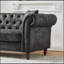 Canapé en tissu 83 po Chesterfield-425523284