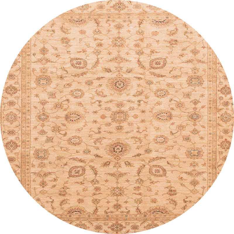 Abstract Indoor Rug, Round 6'