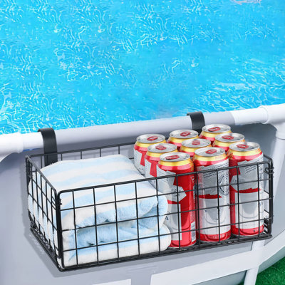 Panier de rangement pliable pour piscine