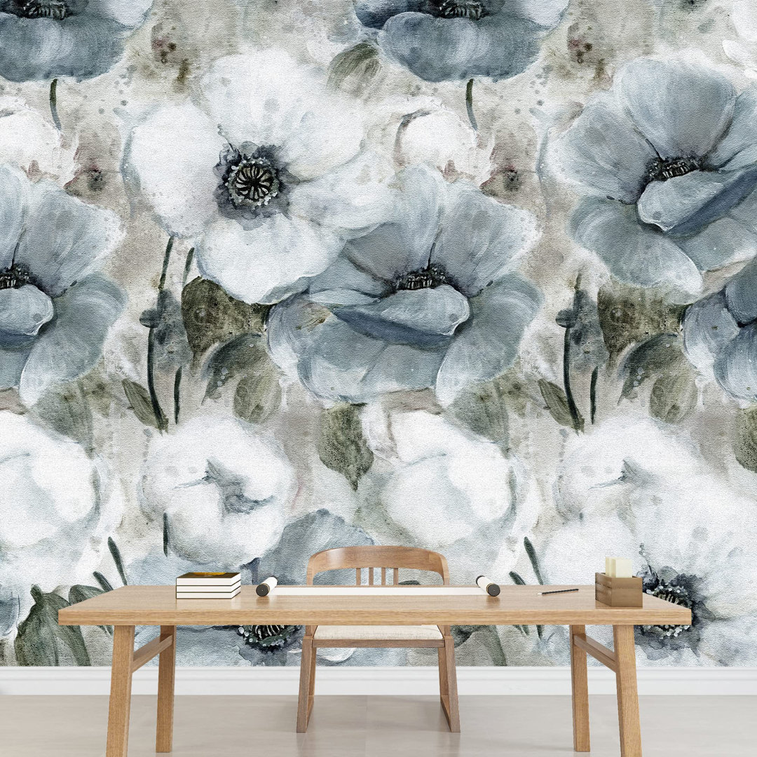 Abstract Floral Border IDEA4WALL 