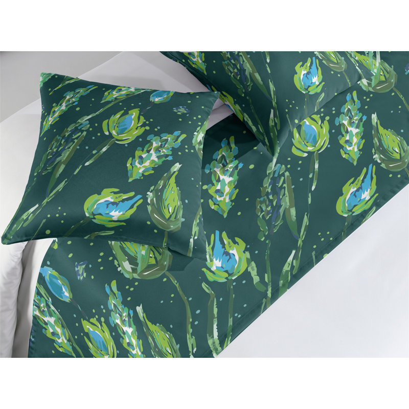 Ensemble de chemin de lit Ambesonne Floral Aquarelle, Très grand lit