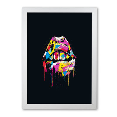 Colourful Lips by Mercedes Lopes Charro - Print