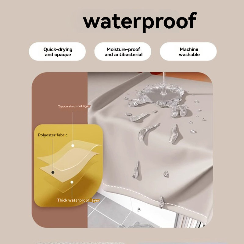 Rideau de douche en polyester