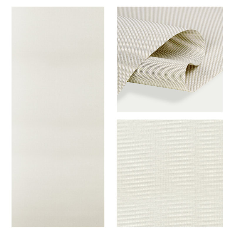 Dappled Ash 8-Panel Double Rail White Track Extendable 130"-175"W x 116"H, Panel width 23.5"