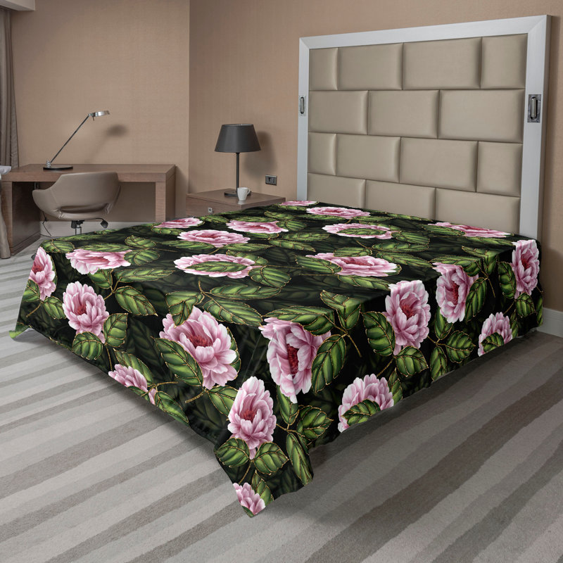 Drap plat Ambesonne Spring, Drap plat de taille double