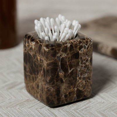 Marble Bathroom Vanity Jar
