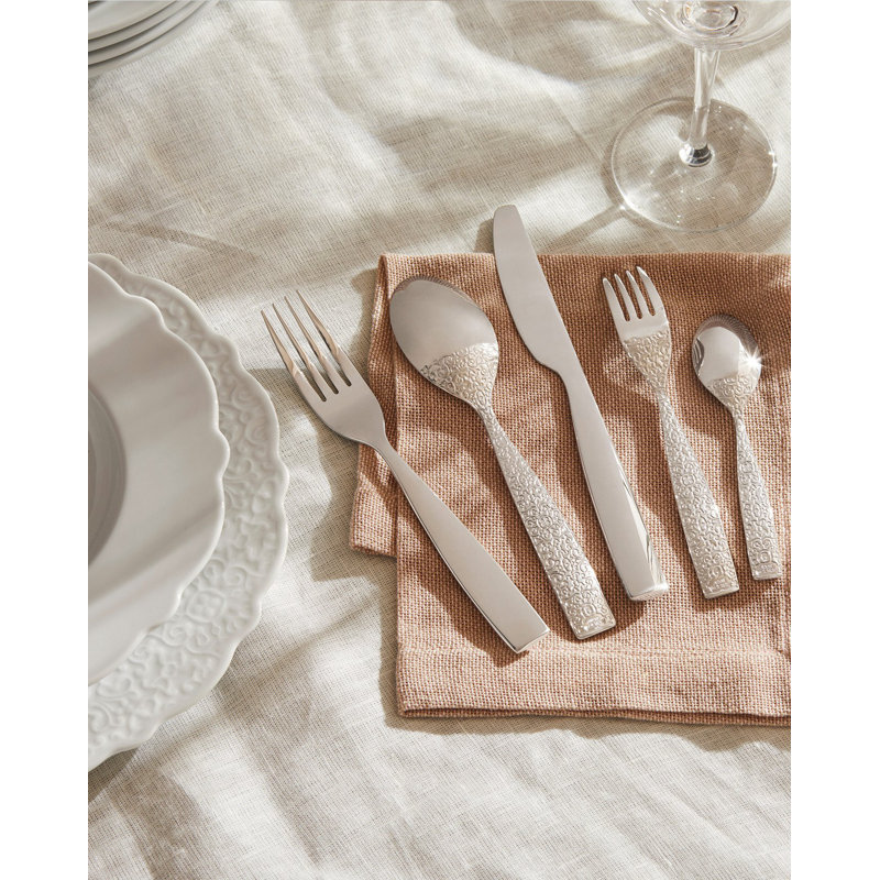 Dressed Stainless Steel Serving Spoon