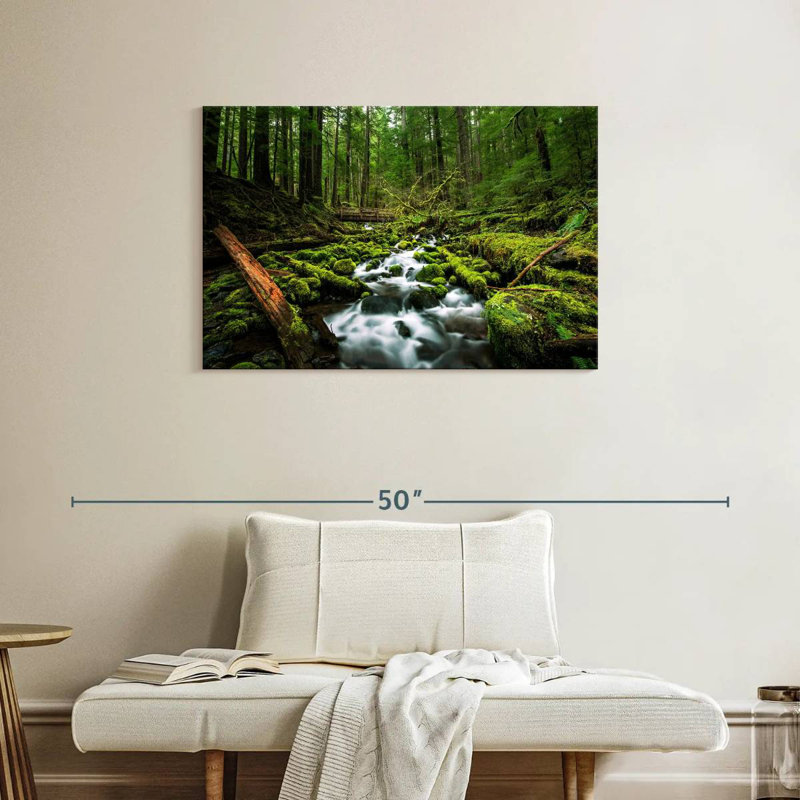 Alvord Sol Duc Waterfalls, 24" H x 36" W