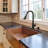 Copper Pull Down Kitchen Faucet with Single Handle Deck Plate Included-70907464