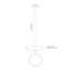Luminaire suspendu simple à DEL 1 lumière Dalton-64112603-64112609