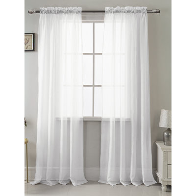 Landose Sheer Curtain Single Panel