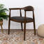 Kuo 19.3'' H Faux Leather Upholstered Armchair-1556850956