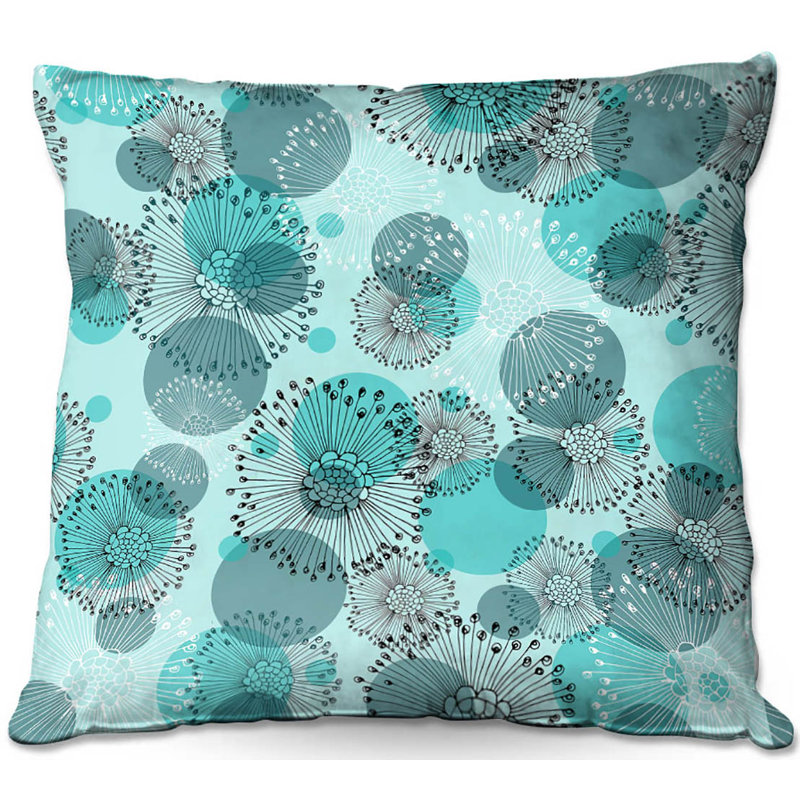  Coussin Couch Flowers, 16 po x 1 po