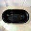 Baignoire de trempage incurvée en acrylique autoportante 59 po. X 29,52 po.-89090732-100481067