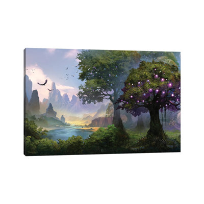 The Well Of Stars by Ferdinand Ladera - Wrapped Canvas Print