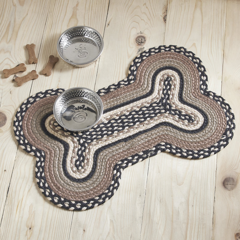 Sawyer Mill Farmhouse / Country Geometric Water Resistant Kitchen Mat, 23" W x 15" L
