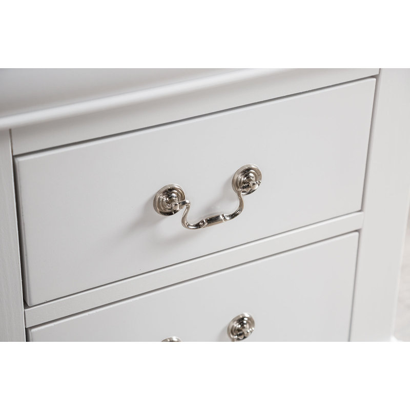 Table de chevet 1Pc, Blanc