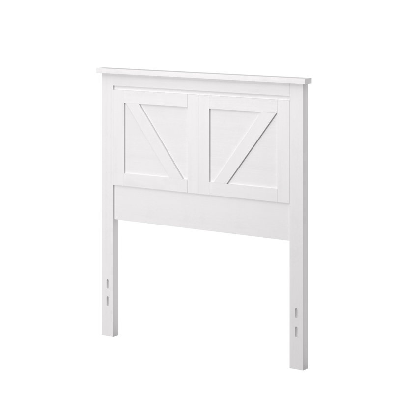 Faulkner Solid Wood Headboard, White, Twin
