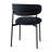 Upholstered Dining Chair With Metal Legs-2091818128