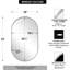 Miroir de salle de bain Kaitlee Cadre en acier inoxydable-1729450625-1714573980-1714574049