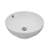 Karran Valera 17 In. Vitreous China Round Vessel Bathroom Sink With Overflow Drain