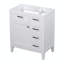 Ensemble de meuble-lavabo simple 29,52 po avec plateau en bois manufacturé Tekeyah-471694872