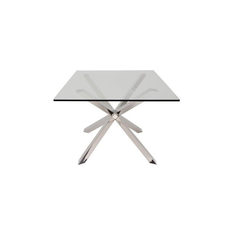 Table de salle à manger culture Chrome, Argent