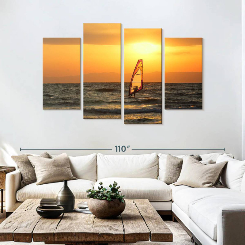 Sireci Sunset Windsurfer, 54" H x 84" W